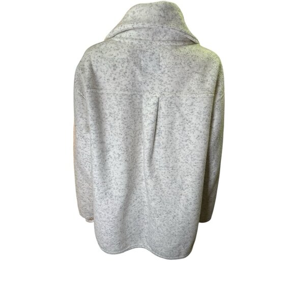 Chelsea Deboer White Fleece Sweatshirt Free People White/Black Size XS/S EUC - Picture 4 of 7